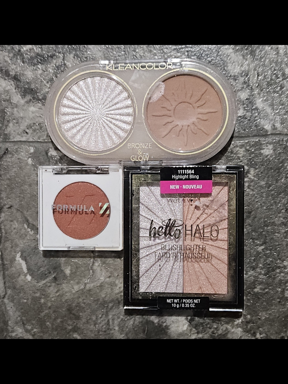 Wet n Wild Blushlighter, Blush, Kleancolor Bronzer & Highlight BNIB